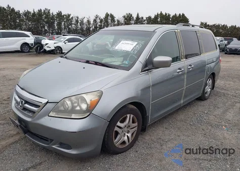 2007 Honda Odyssey Ex-L z USA, uszkodzony, nr VIN 5FNRL38747B082974